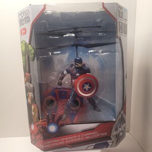 Captain America RC Flying Figure Helicopter NIB